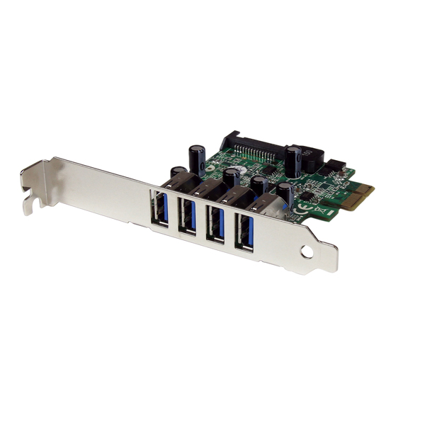 Startech.Com 4 Port USB 3.0 PCI Express Card with UASP Support PEXUSB3S4V